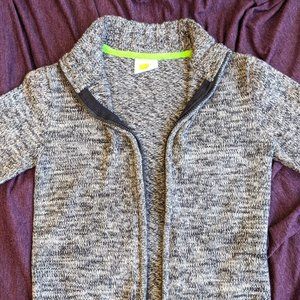 Boys M(7-8) Crazy8 Zip Front Sweater